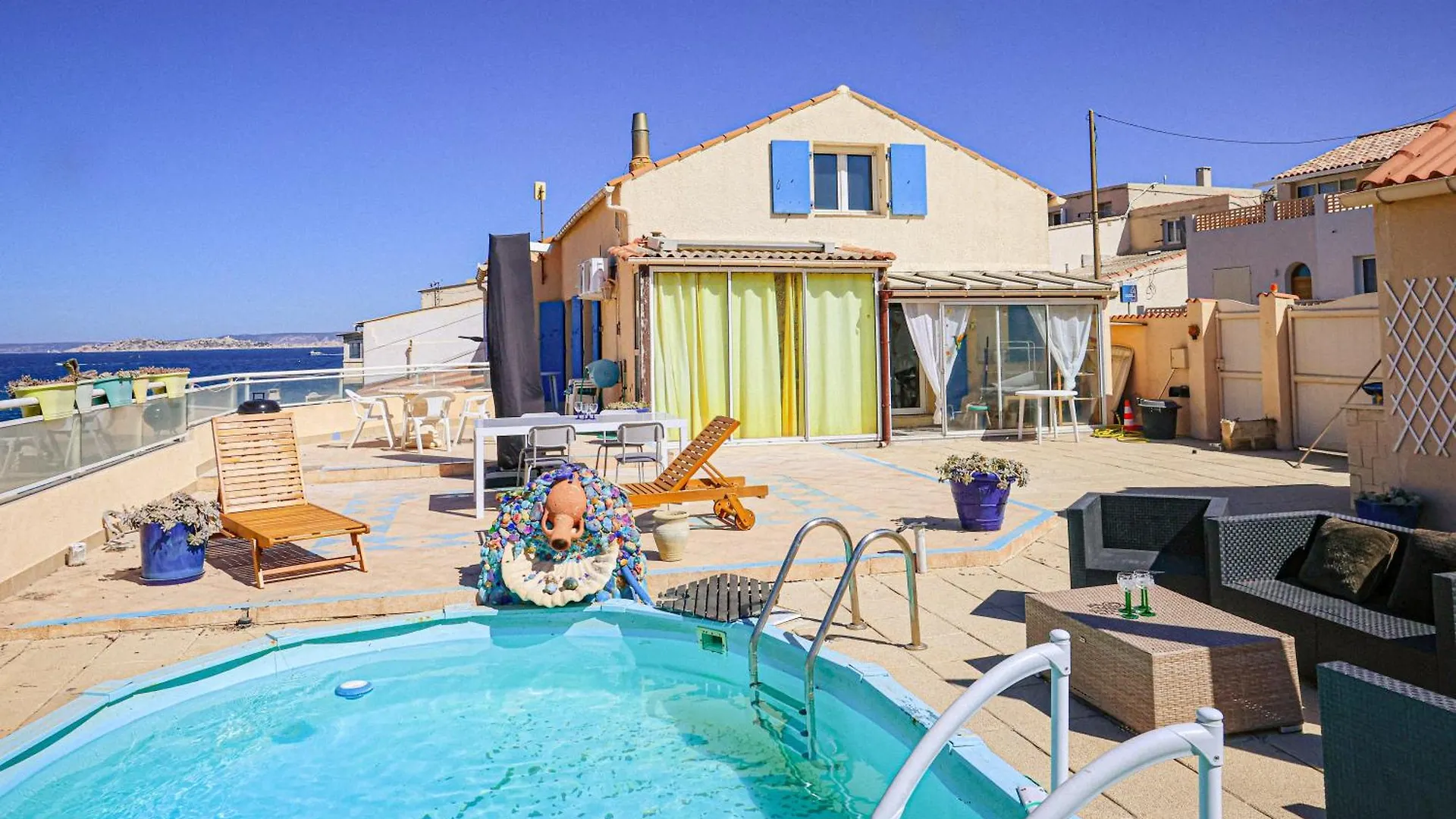 Spacieuse Et Chaleureuse Villa Vue Mer Marseille Holiday home